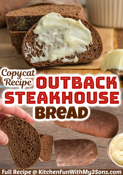 If you love Outback Steakhouse bread, you are going to love this copycat recipe. It’s sweet, warm, and fluffy on the inside — just like from the restaurant! Longhorn Bread Recipe Copycat, Copycat Cheesecake Factory Bread, Longhorn Bread, Outback Bread Recipe, Steakhouse Bread Recipe, Outback Steakhouse Bread, Outback Bread, Steakhouse Bread, Outback Recipes