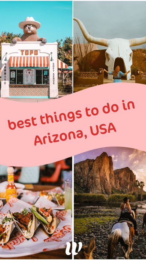 There's so many amazing and cool things to do in Arizona - every time I visit I find new hidden gems Arizona has that I can't believe I missed before. Whether you live in the desert or are planning a trip there soon, it's a big state and can be hard to pinpoint the best places to visit or even things to eat! Things To Do In Arizona, Goldfield Ghost Town, Old Town Scottsdale, Desert Botanical Garden, Cool Things To Do, Things To Eat, Arizona Travel, Arizona Usa, Sonoran Desert