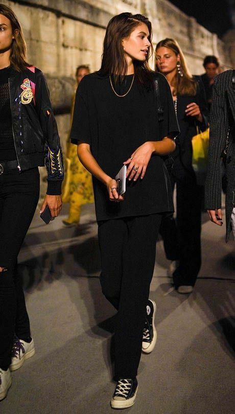 Mode Zendaya, Kaia Gerber Style, Model Streetstyle, Streetwear Mode, Kendall Jenner Outfits, Looks Street Style, Kaia Gerber, Runway Trends, Black Outfits