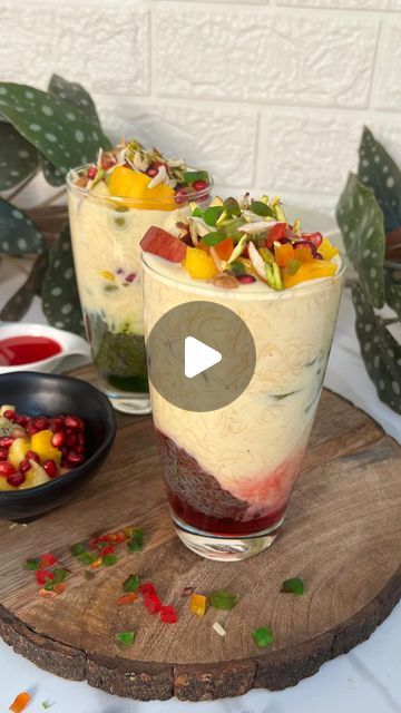 Alisha Bansal on Instagram: "Sevai Falooda   For complete detailed recipe, link 🔗 is in bio   Follow @anyonecancookwithdr.alisha for more such easy recipes   #falooda #custard #sevaifalooda #faloodarecipe #faloodacustardsevai #sevaicustardfalooda #fruitcustard #fruitfalooda #custardfalooda #royalfalooda #dessert #lifeoffoodvlogger #foodvlogging #lifeoffoodie" Faluda Recipe, Falooda Recipe, Fruit Custard, Interesting Food Recipes, Custard, Easy Recipes, Easy Meals, Dessert, Fruit