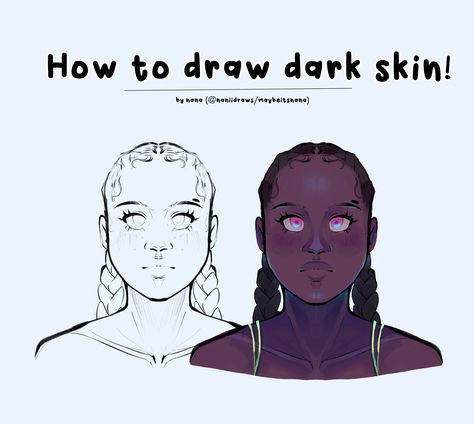 “How to draw dark skin: a short thread (1/3)🖤🦭 (rts appreciated)” Dark Skin Art, How To Draw Scars, Draw Dark, Lips Drawing, Art How, Color Pencil, Skin Art, Love Drawings, Art Tutorial