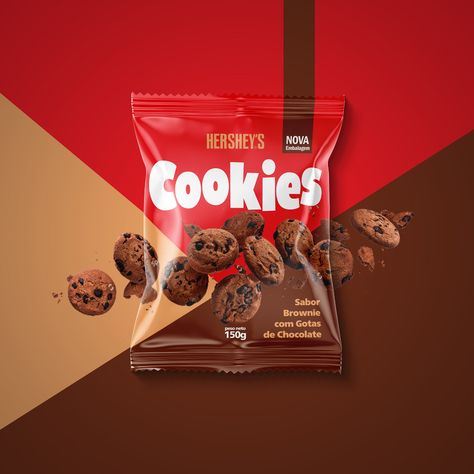 Concept Cookies Snack Packaging Design on Behance Cookie Poster Design, Chips Packaging Ideas, Snack Packaging Design, Chip Packaging, Biscuit Packaging, Biscuits Packaging, Snack Packaging, Chocolate Packaging Design, Packaging Food