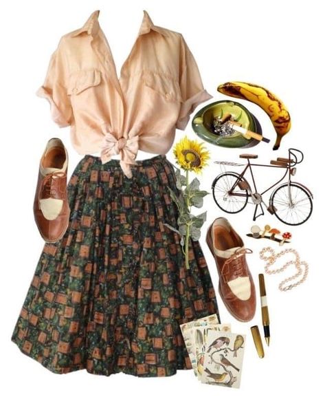 Summer Cottagecore Outfits, Casual Cottagecore Outfits, Cute Cottagecore Outfits, Grandmacore Outfit, Cottagecore Summer Outfits, Outfits Earthy, Casual Cottagecore, Cottagecore Outfit, Cool Outfit Ideas