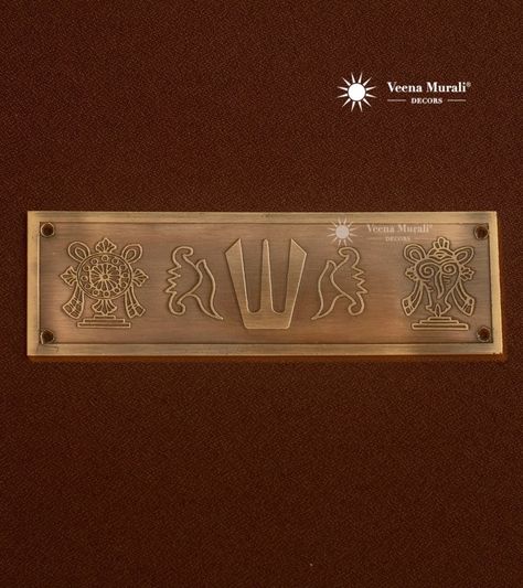 Srinivasa Symbols for Door Swastik Design On Main Door, Swastik Design, Main Doors, Brass Wall Hanging, Wooden Wall Hangings, Main Door, Lifestyle Store, Brass Wall, Woodworking Furniture