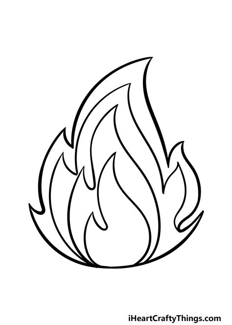 How To Draw A Cartoon Flame – A Step by Step Guide Fire Drawing Ideas, Fire Black And White, Flames Drawing, Draw Flames, Flame Drawing, Arms Drawing, Fire Sketch, Drawing Flames, Drawing Arms