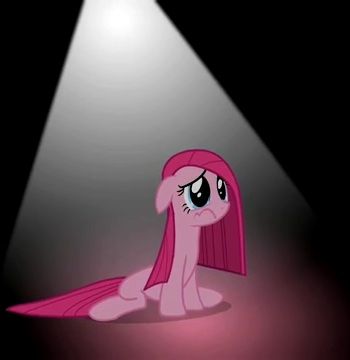 Pinkie Pie sad Pink Pie, Mlp Memes, Tv Tropes, Pinkie Pie, Mlp Equestria Girls, Kawaii Room, Fluttershy, Mlp My Little Pony, Hippie Art