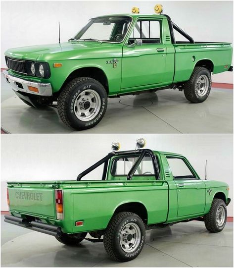 Chevy Luv Truck, Mazda Truck, Chevrolet Luv, Chevy Luv, Datsun Pickup, Retro Truck, Nissan Hardbody, Vintage Pickup Trucks, Pick Up Truck