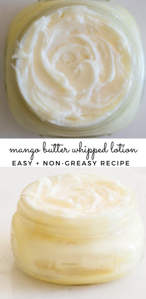 Whipped Mango Body Butter, Mango Butter Lotion, Mango Body Butter, Diy Body Butter Recipes, Homemade Lotions, Whipped Lotion, Homemade Body Butter, Diy Body Butter, Lotion Recipe