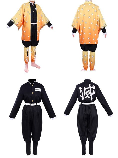 Zenitsu Cosplay, Demon Slayer Cosplay, Kimono Outfit, Complete Outfits, Main Colors, Cosplay Costume, Demon Slayer, Cosplay Costumes, Brand New