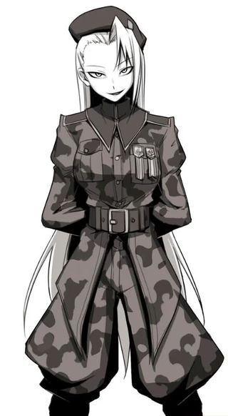 Hetza Hellshock, Angel Manga, Anime Military, Girl Illustration, Military Girl, White Stuff, Lucky Star, Military Art, Manga Pictures