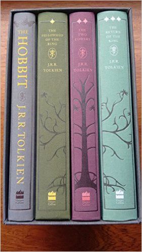 The Hobbit/The Lord of the Rings (Collectors Edition): Amazon.co.uk: J. R. R. Tolkien: 9780007522934: Books Hobbit Book, Book Spine, Beautiful Book Covers, The Lord Of The Rings, Books For Teens, E Reader, Book Nooks, Library Books, Books To Buy