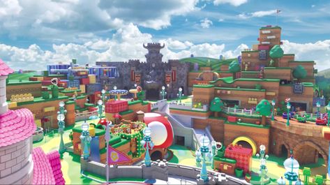 Super Mario World Is Coming To Universal Studios And I'm Packing My Bags Super Nintendo World, Mario E Luigi, Universal Parks, Super Mario Kart, Nintendo World, Themed Cafes, Princesa Peach, Universal Studios Japan, Super Mario World