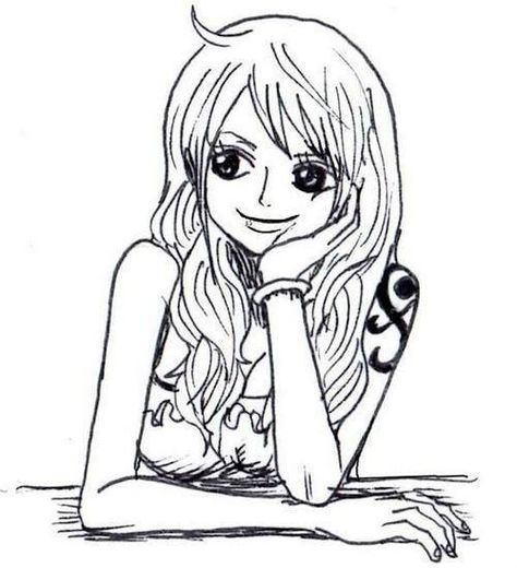 Nami Icons One Piece Manga, Nami Tattoo One Piece, Nami Manga Panels, Nami Drawing, Black And White One Piece, One Piece Tattoos, One Piece Wallpaper Iphone, One Piece Nami, Nami One Piece