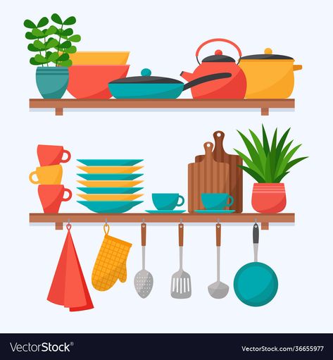 Kitchen Utensils Illustration, Silhouette Butterfly, Today Is Monday, Donut Vector, Laundry Symbols, Bookshelf Art, Fruit Icons, Business Icons Vector, Fruit Vector