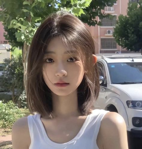 Shortish Hair, Korean Hair Color, Asian Short Hair, Hair Inspiration Short, Lob Hairstyle, Haircut Inspiration, Shot Hair Styles, Haircuts For Medium Hair, Short Haircut