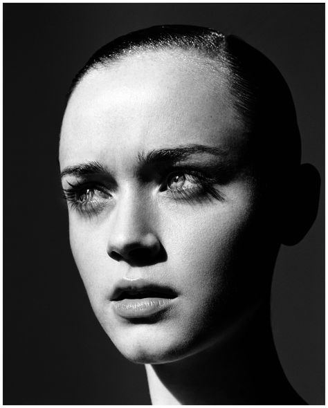 Alexis Bledel - Photographed by Bryan Adams Hard Light Photography, Bryan Adams Photography, Shadow Portraits, Black And White People, Patrick Demarchelier, Alexis Bledel, Bryan Adams, Richard Avedon, Black And White Portraits