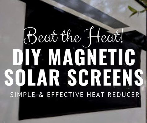 Wacky Pup: How I Beat the Heat with DIY Magnetic Solar Screens on My RV / Camper / Trailer Rv Awning Ideas, Solar Screens Window, Rv Shades, Rv Windows, Diy Awning, Camper Awnings, Solar Screens, Diy Camper Remodel, Natural Inspiration