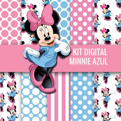 Baixe Gratis 3 Kits digitais Minnie até as 17h de hoje 7/01 - Cantinho do blog Disney Planner, Minnie Mouse Images, Paper Clip Art, Digital Paper Free, Scrapbook Disney, Free Digital Scrapbooking, Digital Scrapbook Paper, Digital Kit, Mickey Minnie Mouse