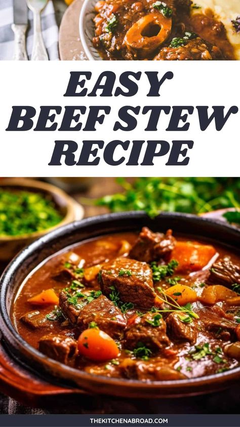 Unearth the rich, savory secrets of old-fashioned beef stew recipe, a timeless culinary delight. Learn, savor and repeat! Recipe With Red Wine, Old Fashioned Beef Stew, Easy Beef Stew Recipe, Easy Beef Stew, Beef Chuck Roast, Beef Stew Recipe, Stew Recipe, Easy Beef, Beef Stew