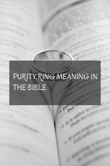 Purity Ring Christian, Ring Meaning, Bible Meaning, Rings With Meaning, Purity Ring, The Bible, Meant To Be, Bible, Wedding Rings