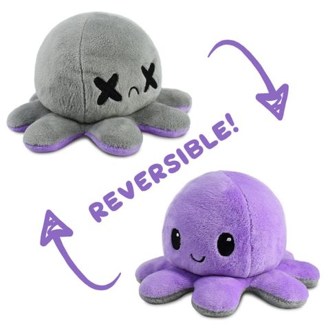 Reversible Octopus, Fox Plushie, Octopus Plush, Octopus Tattoo, Unicorn Plush, Fidget Toys, Hot Toys, A Word, Baby Beanie