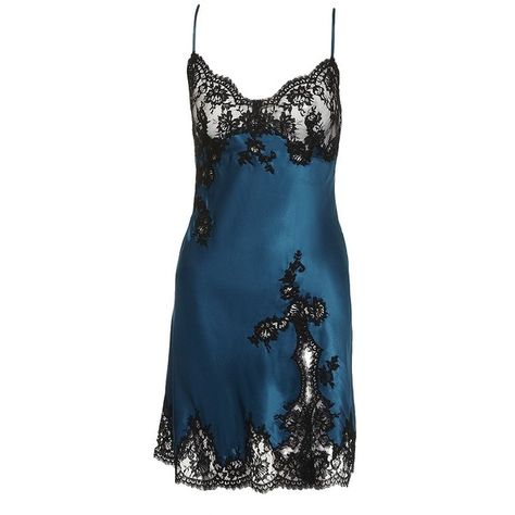 Marjolaine Divine Chemise ($165) ❤ liked on Polyvore featuring intimates, chemises, lingerie, pajamas, chemise, underwear, intimate, blue lingerie, silk slips and silk lingerie Lingerie Slips, Lingerie Silk, Lingerie Pajamas, Silk Chemise, Lingerie Inspiration, Blue Lingerie, Silk Lingerie, Lace Slip Dress, Candice Swanepoel