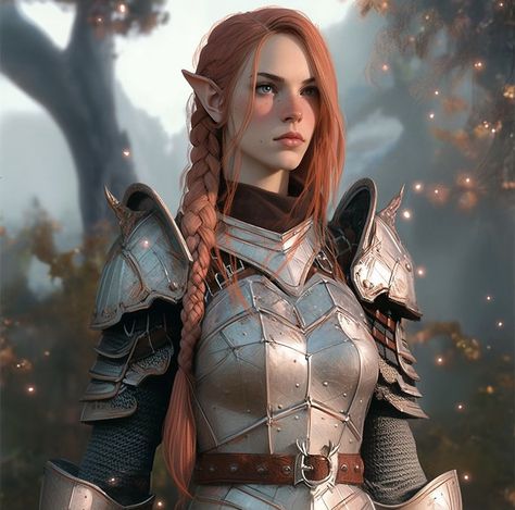 Oath Of The Ancients Paladin, Ancients Paladin, Half Elf Paladin, Baldur's Gate Portraits, Dnd Magic, Elf Warrior, Half Elf, Elf Characters, Pathfinder Character