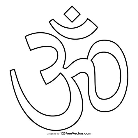 Free Download Printable Om / Aum / Ohm Symbol Vector Image in Adobe Illustrator Eps & Ai file formats. Diwali Activities, Aum Symbol, Ohm Symbol, Crockery Unit Design, Wallpaper Background Design, Om Aum, Background Designs, Pooja Room Design, String Art Diy