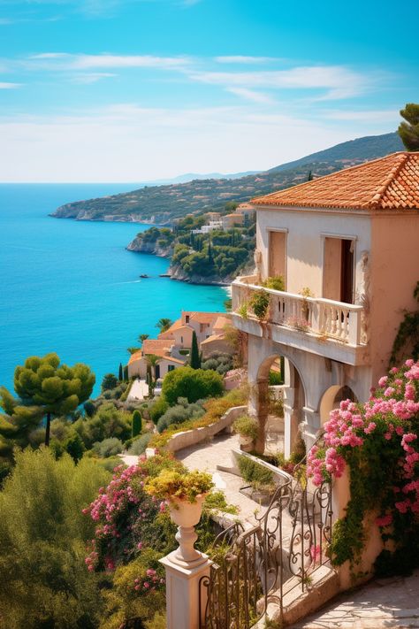 Pristine coastline of the French Riviera Cote De Azure French Riviera, French Riviera Villa, Cote De Azure, Architecture Styles, Flight Booking, Quaint Cottage, Presents For Mum, French Architecture, The French Riviera