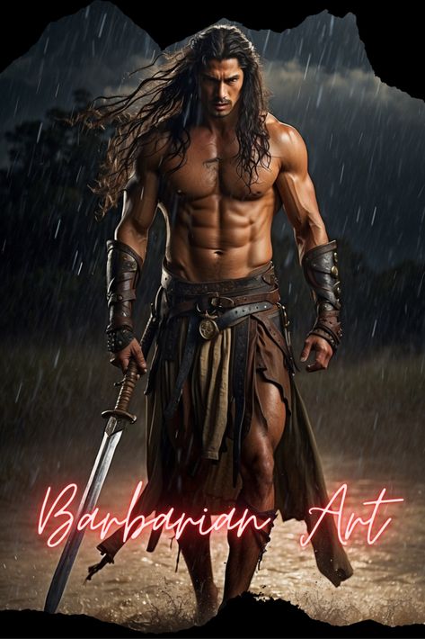 Great barbarian art design great for home decor click on image for more info Barbarian Art, Hero Inspiration, Conan The Barbarian, Character Portraits, Comic Art, Playstation, Fantasy Art, Art Design, Comics