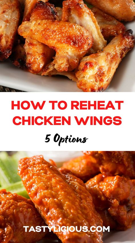 What is the best way to reheat chicken wings | how to reheat chicken wings microwave | how to reheat chicken wings in the oven | refreshing spring recipes | quick lunch recipes | dinner ideas | easy dinner recipe | healthy dinner recipe Leftover Chicken Wings Recipes, Leftover Chicken Wings What To Do With, Leftover Chicken Wings, Make Ahead Chicken Wings, Reheating Fried Chicken In Oven, Reheat Fried Chicken In Oven, How To Reheat Chicken In Air Fryer, How To Reheat Fried Chicken In Air Fryer, How To Reheat Chicken Wings In Air Fryer