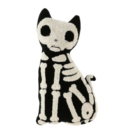 Skeleton Cat Pillow | Five Below Goth Anniversary Gift, Fall Vibe Nails, Skeleton Pillow, Boo Bucket, Kitty Pillow, Cute Halloween Decor, Fuzzy Pillows, Halloween Tea Party, Skeleton Cat