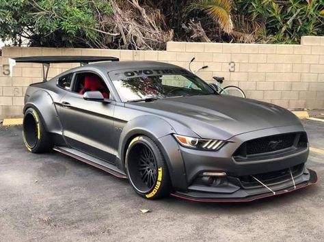 Wide Body Mustang, Widebody Cars, Widebody Mustang, Muscle Cars Mustang, Mustang 2015, Ford Mustang Car, Civic Coupe, Project Cars, Pinewood Derby