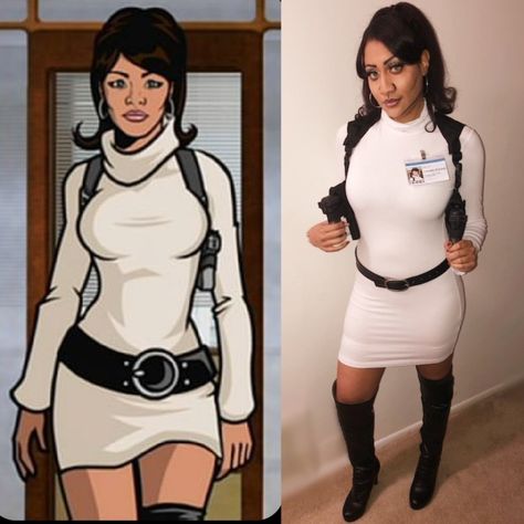 Archer Tv Show, Peplum Dress, Halloween Costumes, Bodycon Dress, Tv Shows, Halloween