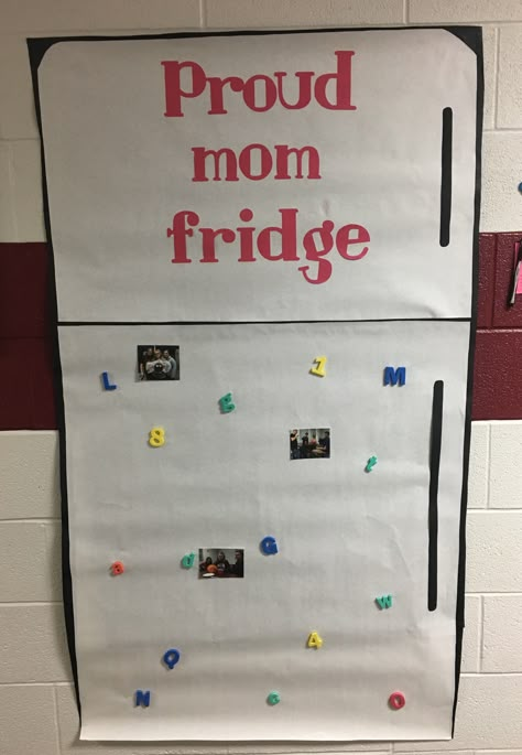 Proud Mom Fridge Bulletin Board, Proud Ra Fridge, Fridge Classroom Display, Fridge Bulletin Board Classroom, Class Fridge Bulletin Board, The Fridge Classroom Display, Classroom Fridge Bulletin Board, The Fridge Bulletin Board, Fridge Bulletin Board