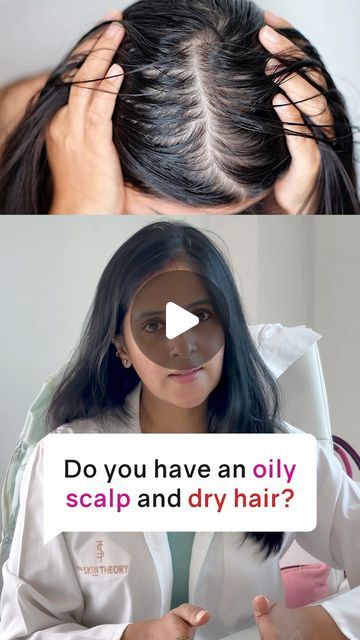 The Skin Theory by Dr. Guruvani Ravu | Dermatologist on Instagram: "Do you have an oily scalp and dry hair?👀

Get rid of hair products that are filled with ingredients such as sulfate, paraben, denatured alcohols, synthetic fragrances, etc; 

Use shampoos that contain salicylic acid, tea tree oil, charcoal, aloe vera, Jojoba Oil etc; Some shampoos that contain these ingredients are Imxia plus, Triclenz, Renocia, Densita, Hair4u. 

Aim to wash 2 or 3 times a week. For dry hair, try reverse conditioning - first apply conditioner and then shampoo.

If you have any questions, comment below and we’ll get back to you.

#skintheory #oilyscalp #dryhair #dryhairproblems #oilyscalpsolutions #hairtips #haircare #haircareroutine #haircaretip #skincare" How To Get Rid Of Oily Hair, How To Get Rid Of Dry Scalp, Best Shampoo For Oily Hair, Skin Theory, Oily Scalp Shampoo, Oily Hair Shampoo, Scalp Oil, Oily Scalp, Best Shampoos