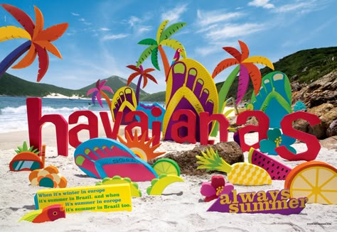 - Havaianas Summer 1 | Clios Vw Buzz, Stand Feria, Outdoor Backdrops, Photo Corners, Tradeshow Booth, Summer Theme, Back To Nature, Stage Design, Booth Design