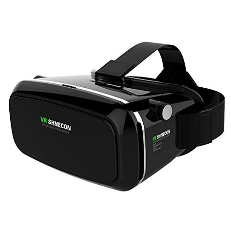 Shinecon VR Headset Virtual Reality 3D Glasses 3D Viewing Glasses with Pupil Focal Distance Adjustable Suitable for GoogleiPhoneSamsung NoteLGHuaweiHTCMoto Screen -- Read more  at the image link.Note:It is affiliate link to Amazon. Google 3d, Wearable Gadgets, Vr Goggles, Vr Box, Gold Detector, Google Cardboard, Smart Glass, Virtual Reality Glasses, Vr Glasses