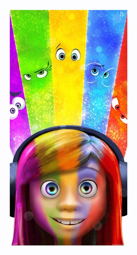 Fan art poster for Inside Out Inside Out Poster, Nemo Wallpaper, Understanding Compassion, Quiz Disney, Disney Quizzes, Inside Out Characters, Disney Quiz, Jessie Toy Story, Disney Inside Out