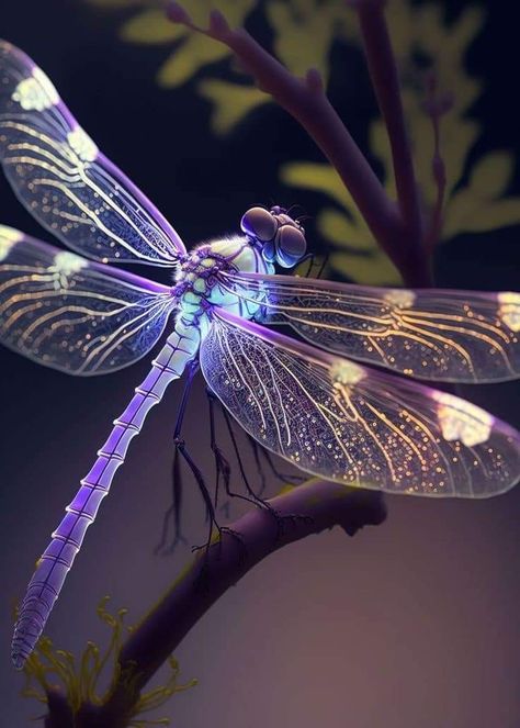 Dragonflies Aesthetic, Dragonfly Fairy, Dragonflies, Purple Dragonfly, Dragonfly Fantasy Art, Fairy With Dragonfly Wings, Dragonfly Purple, Dragonfly Artwork, Dragonfly Images