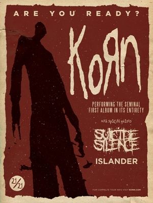 Korn Tour Korn Concert, Rock Band Posters, Band Poster, Music Poster Design, Band Wallpapers, Rock Punk, Rock Posters, Band Posters, New Poster