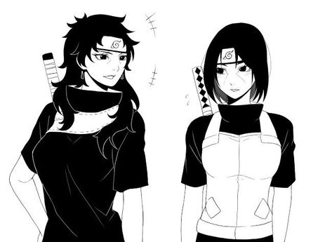 Itachi Genderbend, Uchiha Fanart, Anime Boy Long Hair, Sasuke Shippuden, Menma Uzumaki, Naruto Oc Characters, Naruko Uzumaki, Naruto Fan Art, Naruto Comic