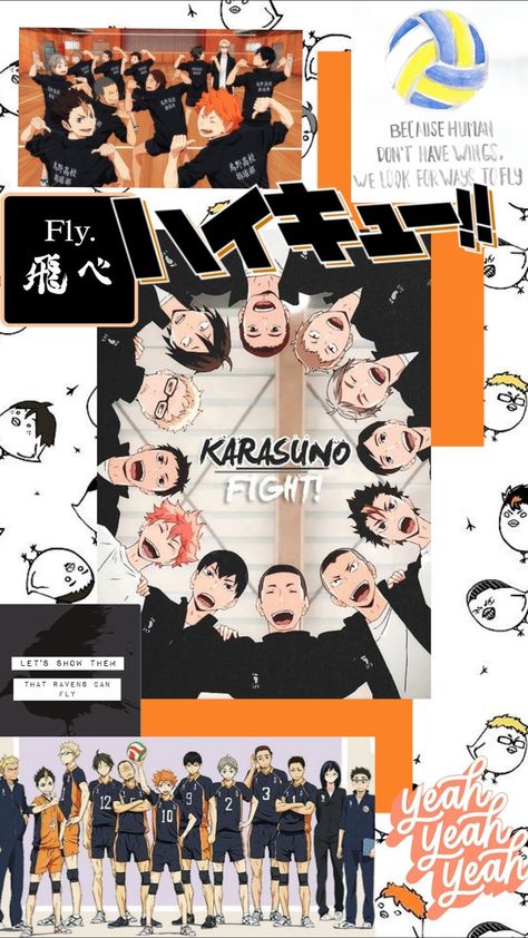 KARASUNO FIGHT!!! #anime #edit #wallpaper #background #animewallpaper #manga #karasuno #volleyball #haikyuu Wallpaper Backgrounds Haikyuu, Volleyball Anime Wallpaper, Haikyuu Wallpaper Tsukishima, Haikyuu Wallpaper Karasuno, Haikyuu Karasuno Wallpaper, Haikyuu Wallpaper Lockscreen, Karasuno Wallpaper, Haikyuu Wallpaper Aesthetic, Haikyu Karasuno