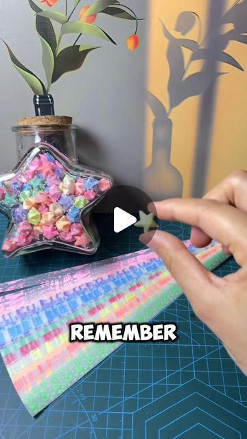 Paper Strips Crafts, How To Make Star, How To Make Paper Stars, Paper Strip Crafts, Paper Stars Tutorial, Glowing Star, The Pentagon, Rainbow Paper, Origami Stars