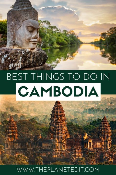 Upon thinking of Cambodia, one might imagine the allure of magnificent temples, rich heritage and ancient ruins.While you definitely shouldn’t skip these, Cambodia also promises pristine beaches with turquoise waters and fabulous wildlife, from the endangered Irrawaddy river dolphins to the elephants at Mondulkiri. Here are the best things to do in Cambodia #cambodia #asia #southeastasia | What to do in Cambodia | Cambodia Travel Irrawaddy River, Cambodia Itinerary, Thailand Adventure, Visit Asia, Cambodia Travel, Southeast Asia Travel, Koh Tao, Explore Travel, Ancient Ruins