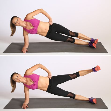 Plyo Workouts, Belly Fat Reduction, Plank Variations, Small Waist Workout, Oblique Workout, Bosu Ball, Side Plank, Popsugar Fitness, Circuit Workout