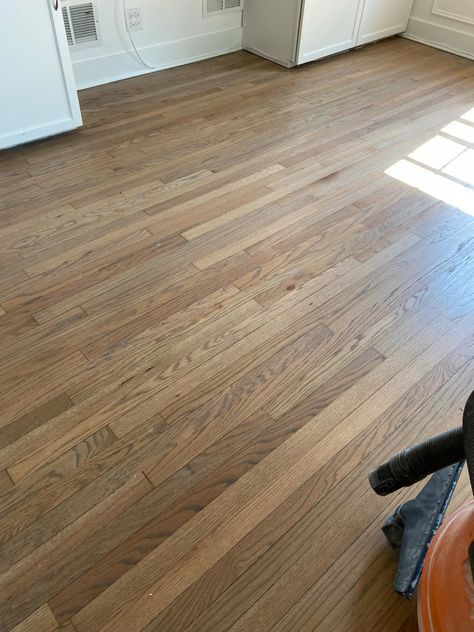 Neutral Stain On Red Oak, French Oak Stain, Hardwood Floor Stains On Red Oak, Wood Floor Stain Colors On Red Oak, Minwax Driftwood Stain On Red Oak, Duraseal On Red Oak Floors, Red Oak Natural Hardwood Floors, Duraseal Nutmeg On Red Oak, Refinished Red Oak Hardwood Floors