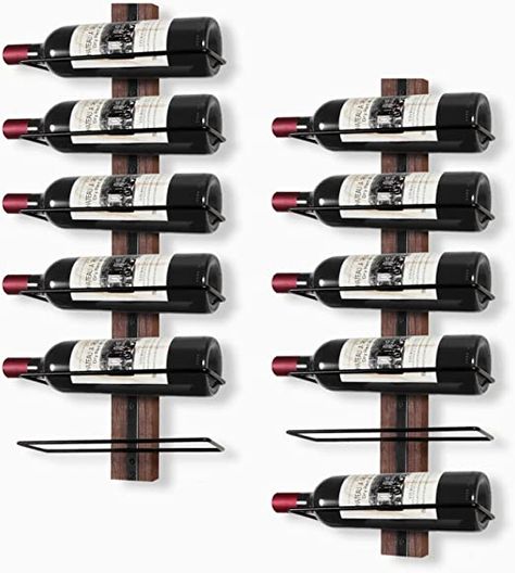 Amazon.com: B4Life Wine Rack Wall Mounted, Wall Wine Rack for 12 Wine Bottles Wood Wine Racks for Wall, Wine Holder Wall Mounted Wine Bottle Racks for Kitchen,Dining Room,Bar : Home & Kitchen Wine Racks For Wall, Wine Holder Wall, Wall Wine Holder, Racks For Kitchen, Wall Wine Rack, Wine Organization, Wine Bottle Display, Wine Bottle Wall, Wine Rack Cabinet