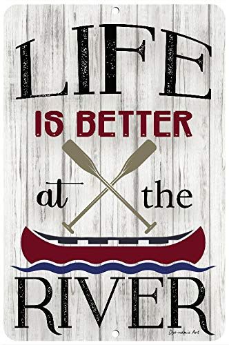 River House Decor, Boat Signs, Boat Decor, Boating Gifts, Fishing Signs, Lake Signs, Fishing Decor, River House, Art Life