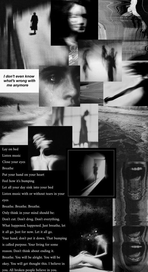 Broken Wallpers Phone, Dark Psychology Wallpaper, Broken Wallpers Dark, Psychology Wallpaper Aesthetic, Black Asthetics Wallpers, Dark Asthetics Wallpers, Psychology Wallpaper, Chill Wallpaper, Quote Collage